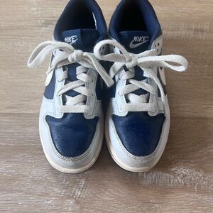 Nike Kids' Navy and White Sneakers